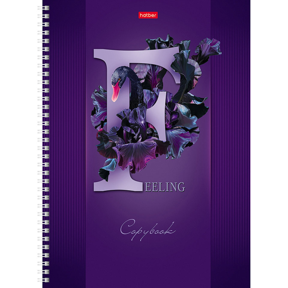 тетрадь А4 96 листов Beautiful Birds твердая обложка на спирали 20565 059100