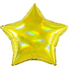шар фольгированный Блеск Золото Звезда 45см 5398240