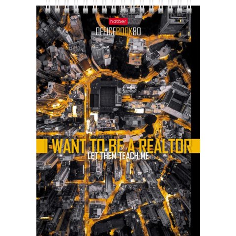 блокнот А5 80л Ритм ночного города гребень 29923 081832