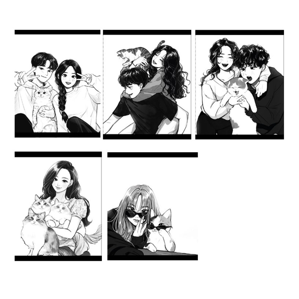 тетрадь 48 листов Черно-Белое Аниме в клетку 71926