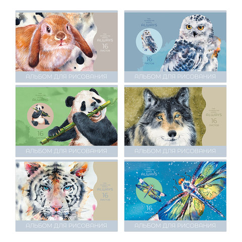 альбом для рисования А5 16 листов Мир Вокруг 12027 350578