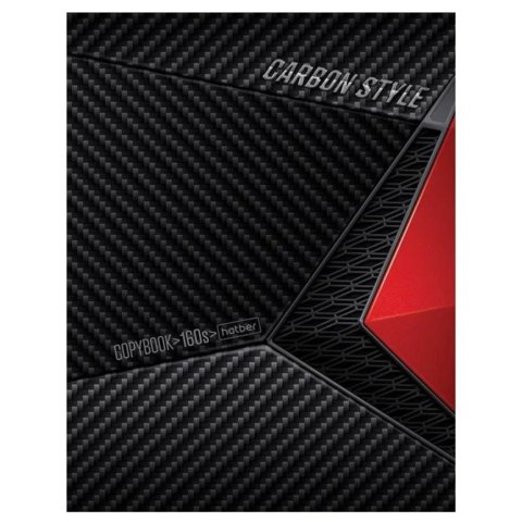 тетрадь на кольцах 160л CarbonStyle 14359 067835