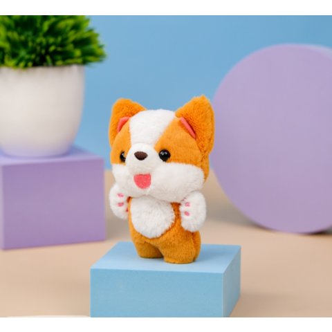 игрушка брелок милый корги 12см рт-00015191 игрушка брелок милый корги 12см рт-00015191