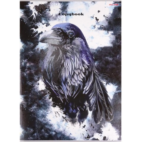 тетрадь А4 96 листов Ворон На Сером 4383