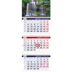 календарь квартальный 3 блока 3 гребня офис Водопад 10338 2024г