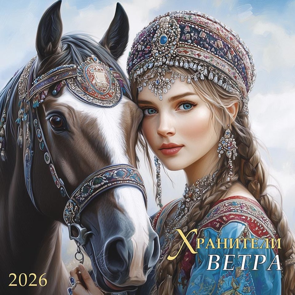 календарь настенный 12 листов 30х30 Хранители ветра 0615.409 2026г