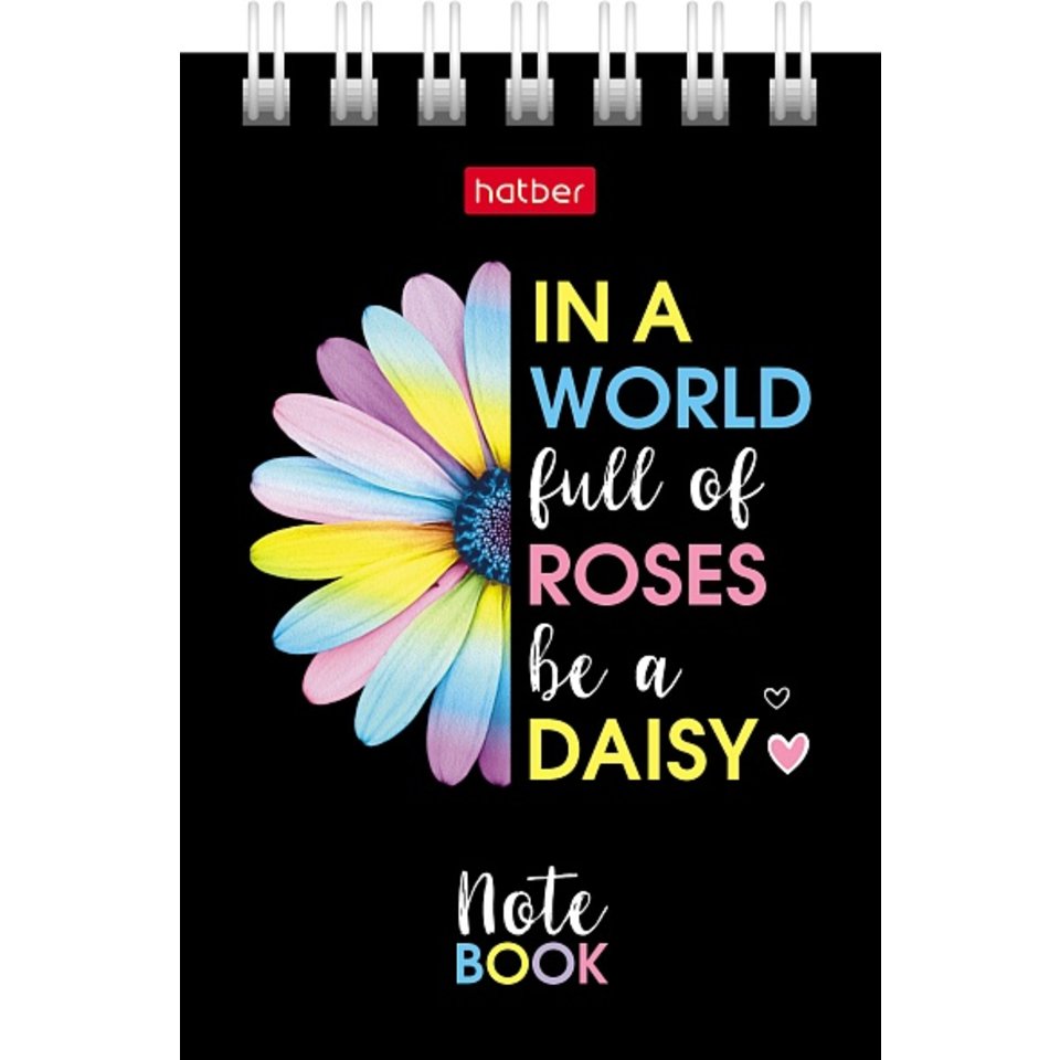 блокнот А7 40л Будь разной гребень 081129