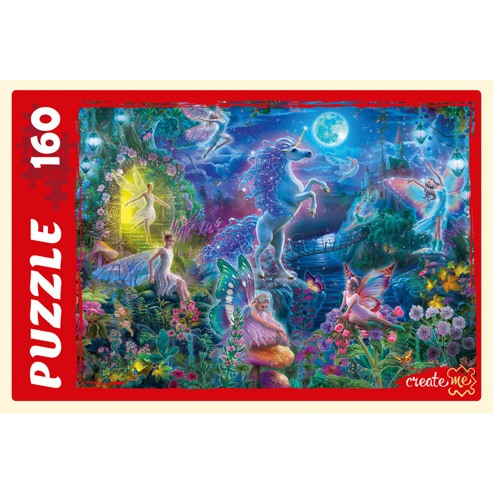 пазл 160 элементов Феи И Единорог п160-8181