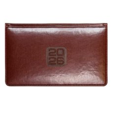 еженедельник А7 датированный Bravo коричневый горизонтальный 2239609 2026г