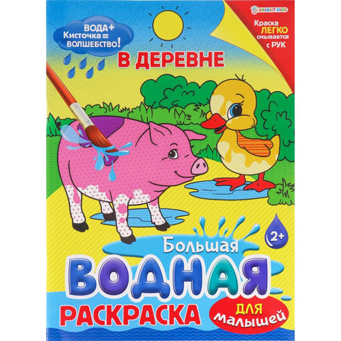 раскраска водная В Деревне 9343