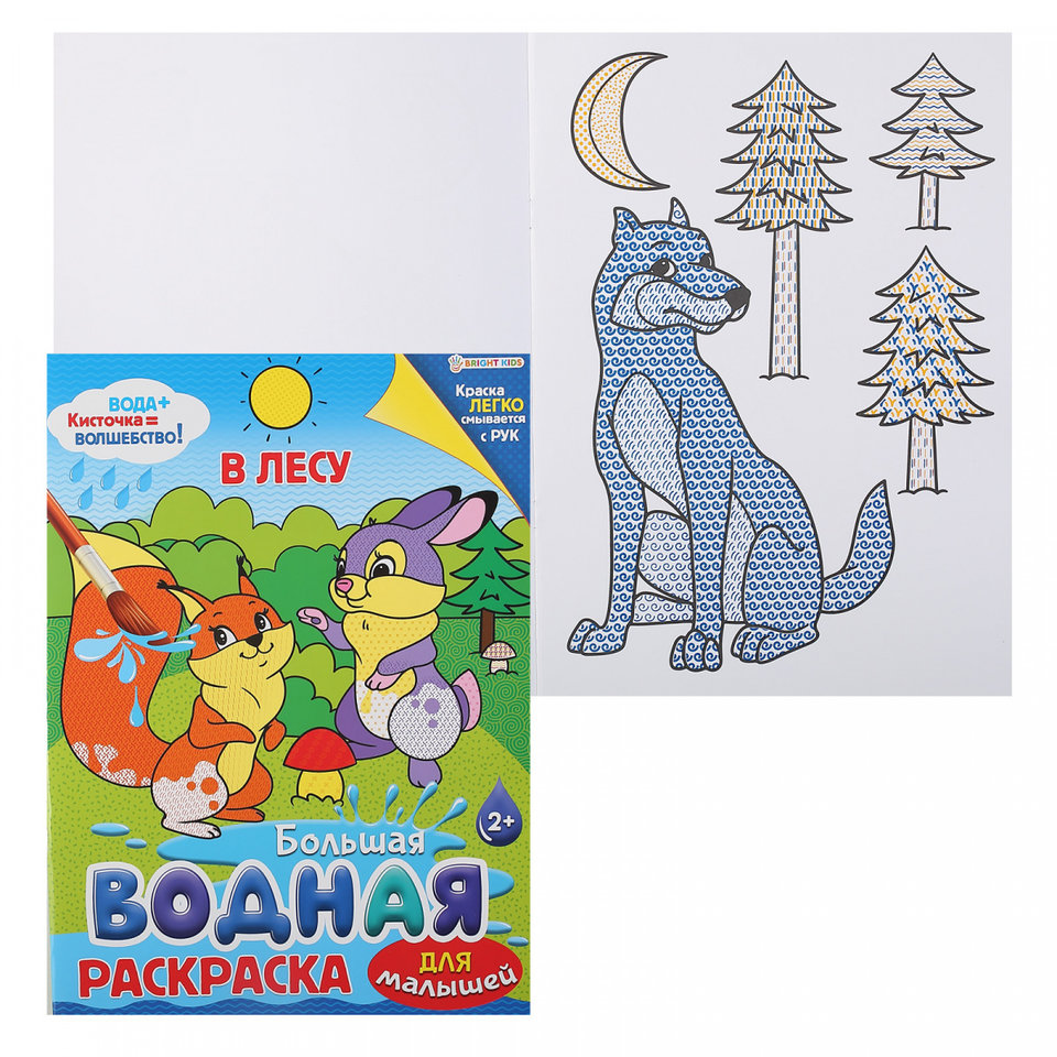 раскраска Водная В Лесу 9344
