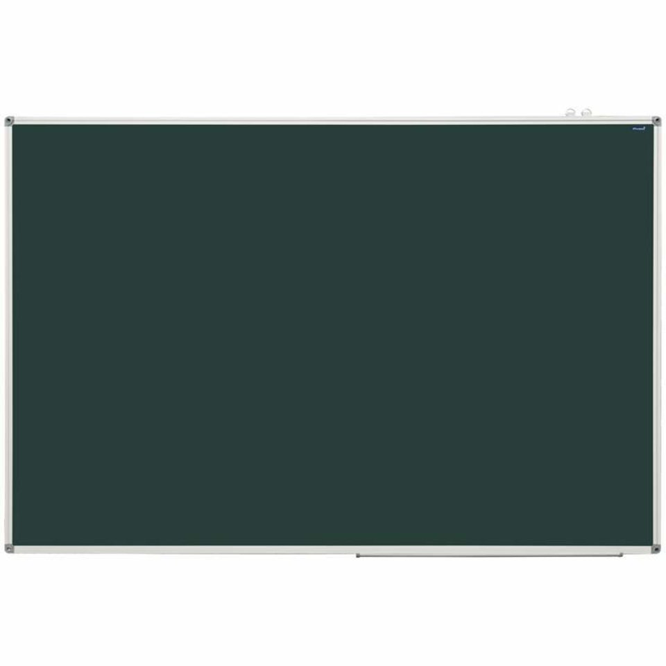 доска магнитно-меловая 100х150 алюминиевая рамка, полочка 307562