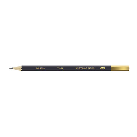 карандаш простой Vista-Artista 5B шестигранный vagp-5b
