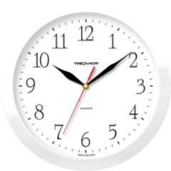часы настенные белые офисные 11110113