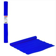 цветная бумага креповая 50х250см синяя 32г/м бкцм-с 190265