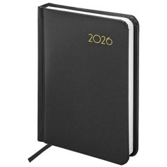 ежедневник А6 датированный Select черный 117260 2026г