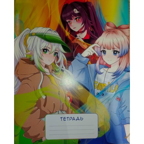тетрадь 48л Девочки клетка ак-тр-об-01 1316