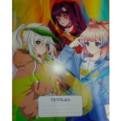 тетрадь 48л Девочки клетка ак-тр-об-01 1316