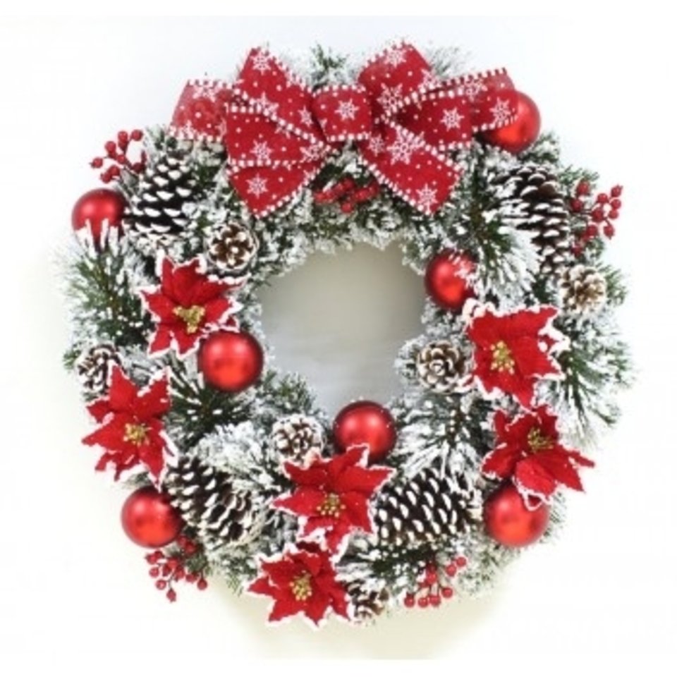 венок хвоя Новогодний 50см 401735