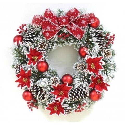 венок хвоя Новогодний 50см 401735