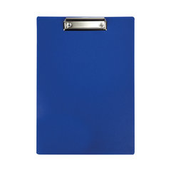 папка планшет А4 с верхним зажимом мм-32249 синяя