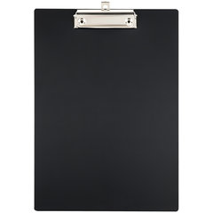 папка планшет А4 с верхним зажимом мм-32248 черная