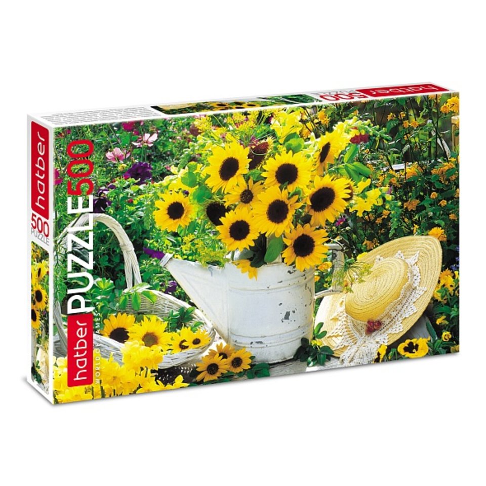 пазлы 500 Золотые подсолнухи 10028 071577