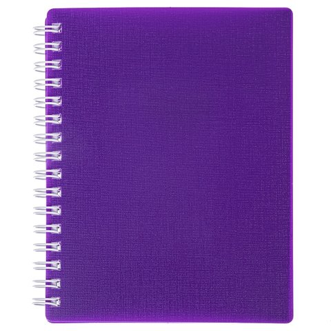 записная книжка А6 80л Canvas фиолетовый гребень 05320 081653