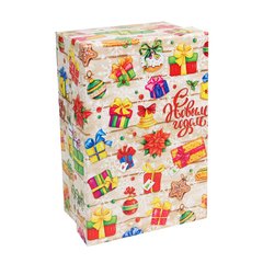 коробка Новогодние Подарки 19х12х7,5см нк-0613