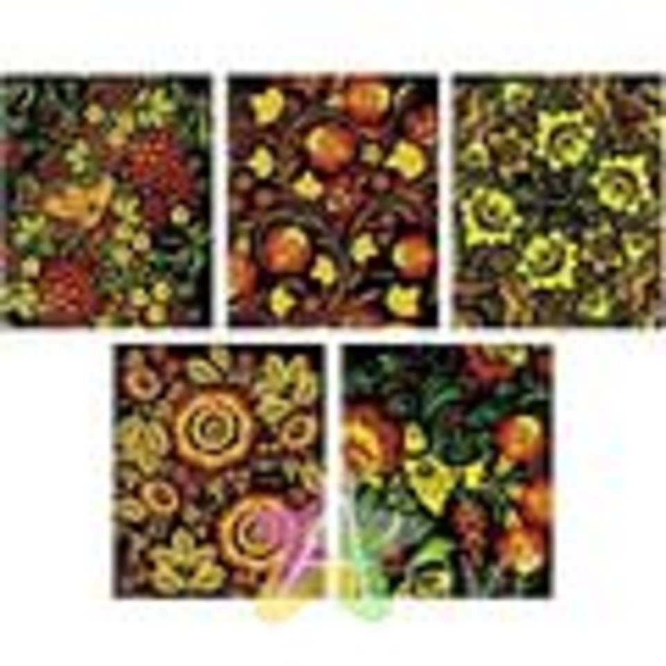 тетрадь 96 листов Русский стиль спираль в клетку 964866