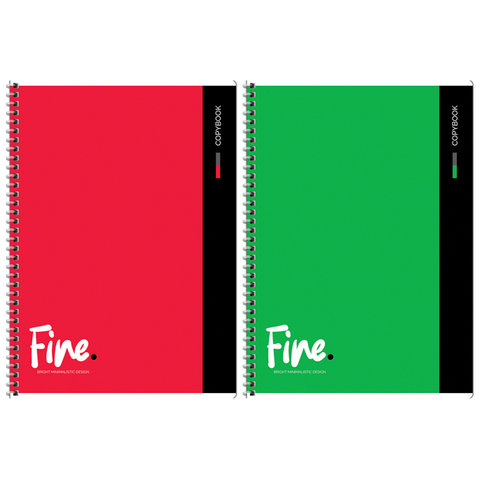 тетрадь А4 96 листов Моноколор на гребне 26799 282140