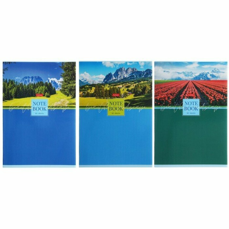 тетрадь А4 80 листов Живописные Пейзажи 083006