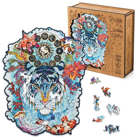 пазлы 235 деталей дерево Water Tiger