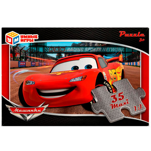пазл 35 элементов макси Машинки 346811 4650250545514