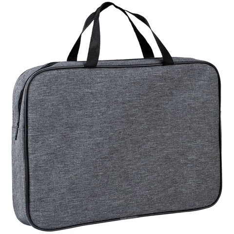 папка для тетрадей А4 с ручками Графит текстиль 3817 317041