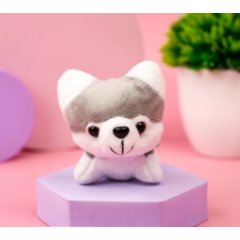 игрушка брелок хаски серый 10см рт-00016663 игрушка брелок хаски серый 10см рт-00016663