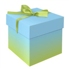 коробка подарочная Blue-Green складная 15х15х15см 54172 359472