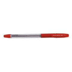 ручка шариковая PILOT BPS-GP красная, маслянная основа, резиновая вставка