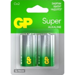 батарейка Super lr20 большая круглая 2шт/уп 2355704