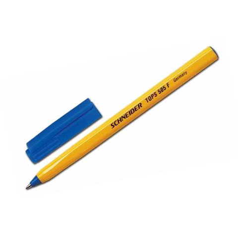 ручка шариковая SCHNEIDER TOPS 505 FINE Orange синяя 0.8мм