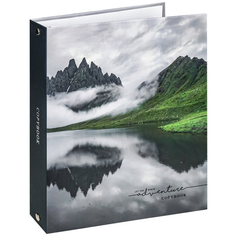 тетрадь на кольцах 80 листов Туманный Пейзаж 2881