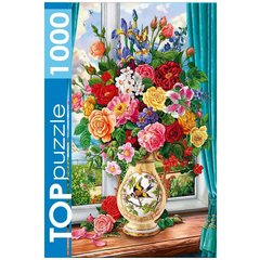 пазл 1000 элементов Букет Цветов TopPuzzle фтп1000-9853
