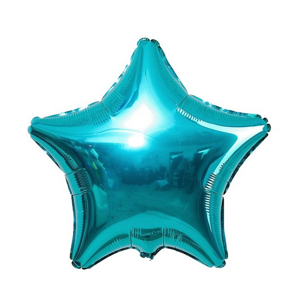 шар фольгированный Звезда бирюзовый 45см 9872738