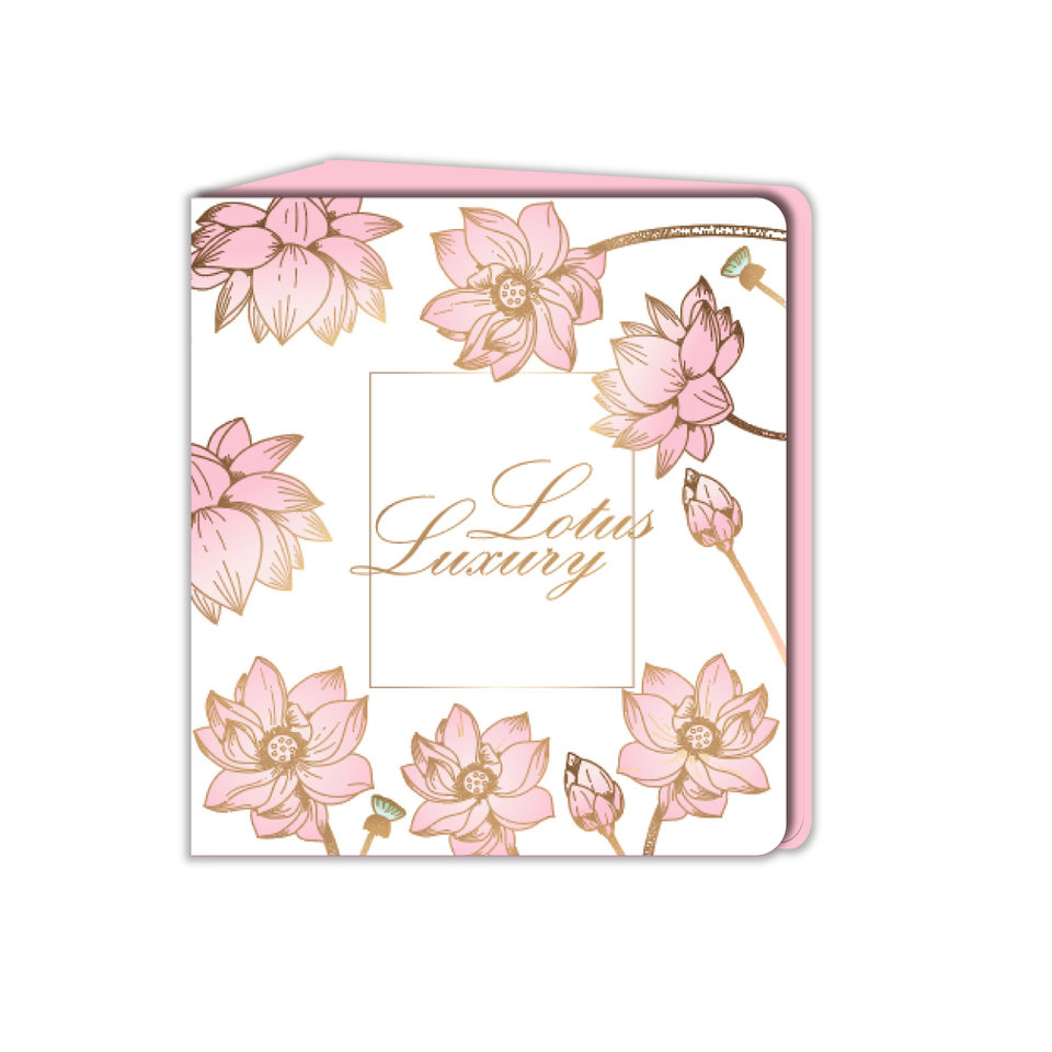 регистратор А4 75мм Цветок лотоса на белом 231743