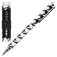 ручка подарочная FIORENZO Гусиные Лапки бело-черный футляр 232020