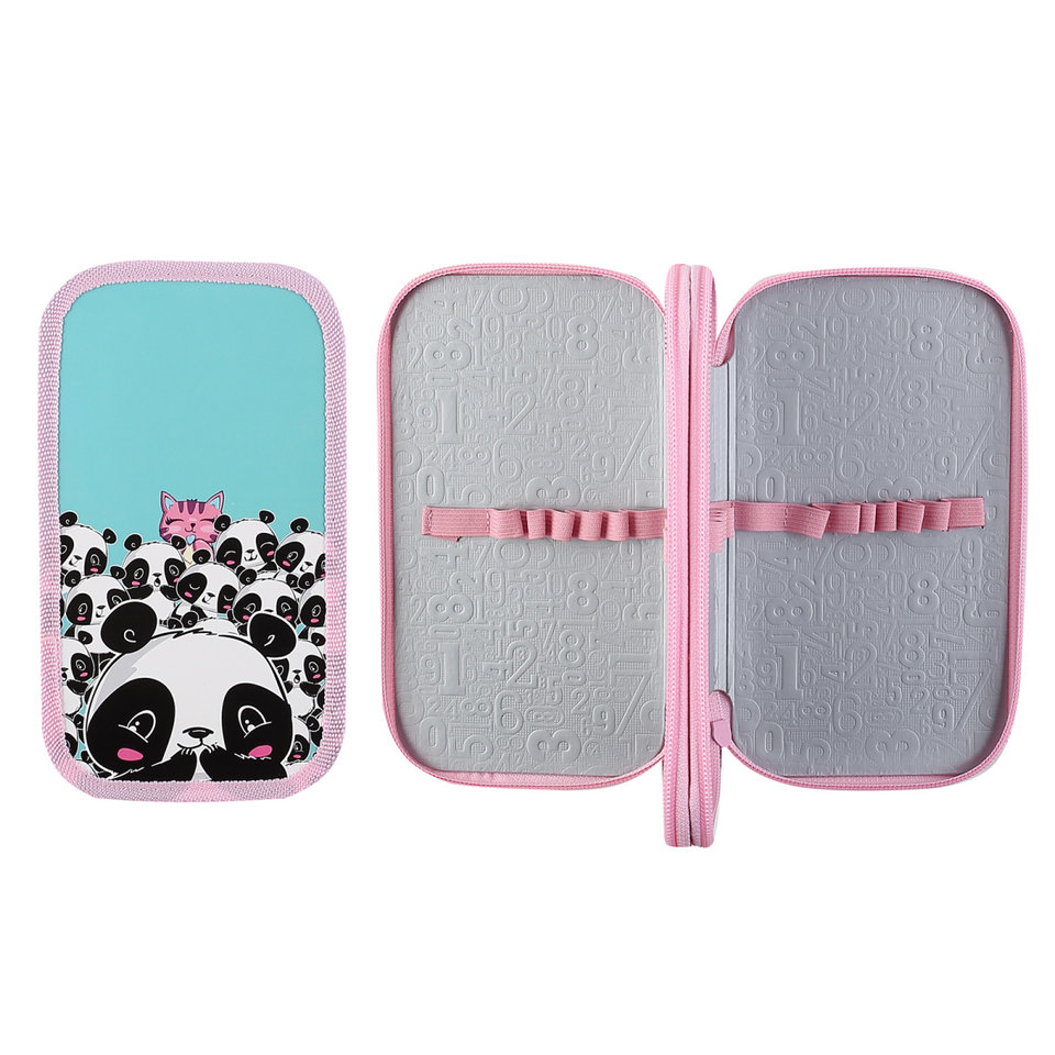 пенал Панда 2 отделения 240158