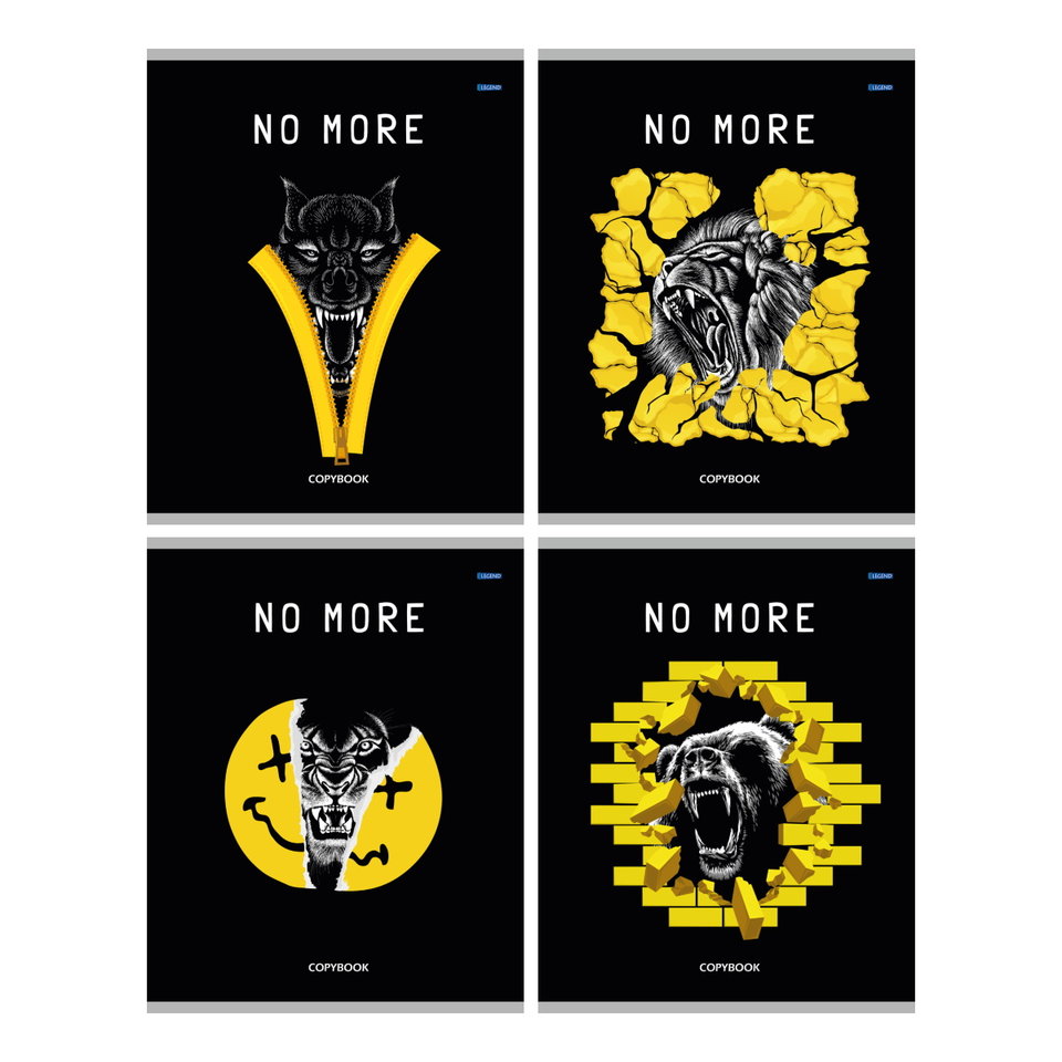 тетрадь 48л Дикий рев клетка 5325