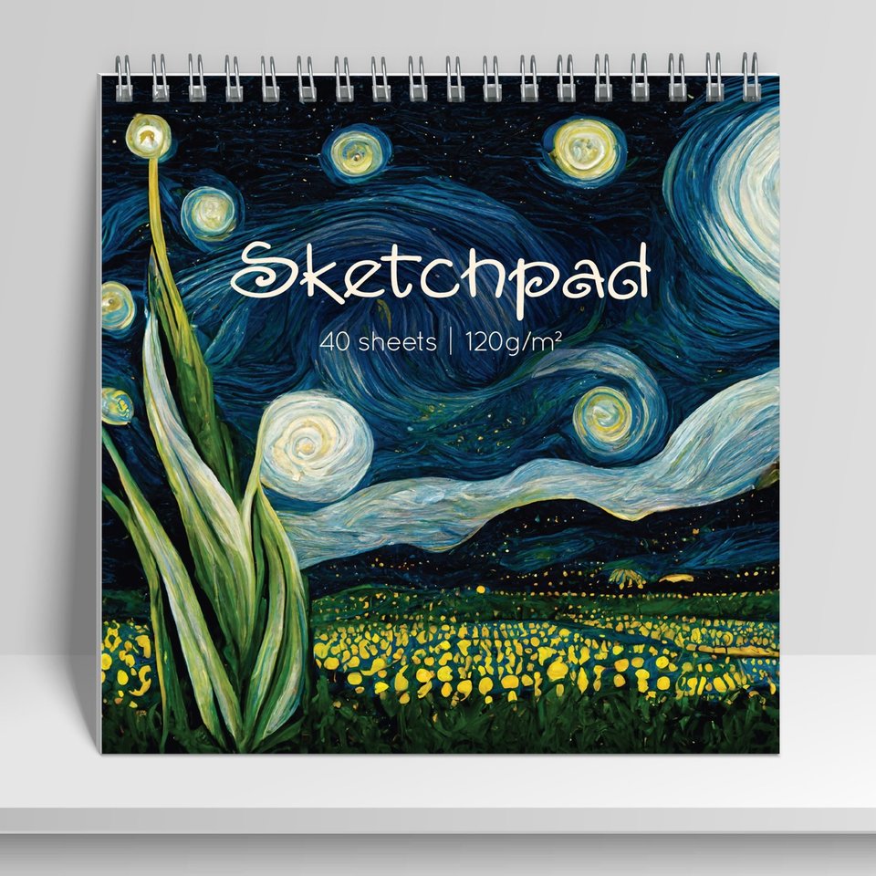 скетчбук А5 40 листов Ночной Ландыш 120г/м 14928