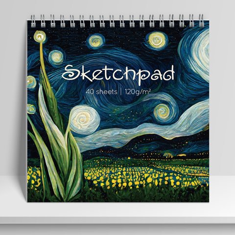 скетчбук А5 40 листов Ночной Ландыш 120г/м 14928
