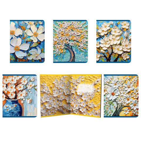 тетрадь 48л Цветение клетка 14316/5